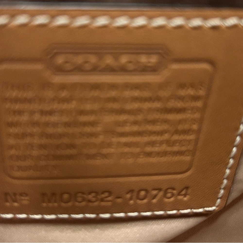 Coach Signature Hobo Bag in Brown & Tan Leather Trim - Picture 4 of 10